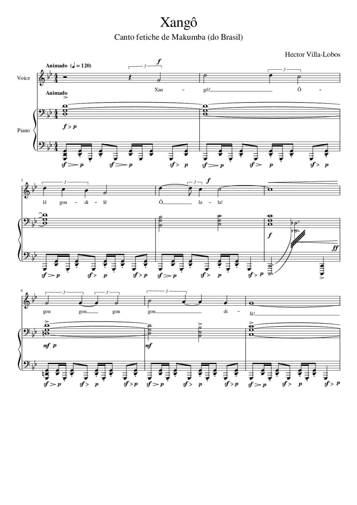 Xangô H. Villa-Lobos - Page 1