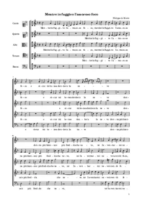 Mentre io fuggivo l'amoroso foco