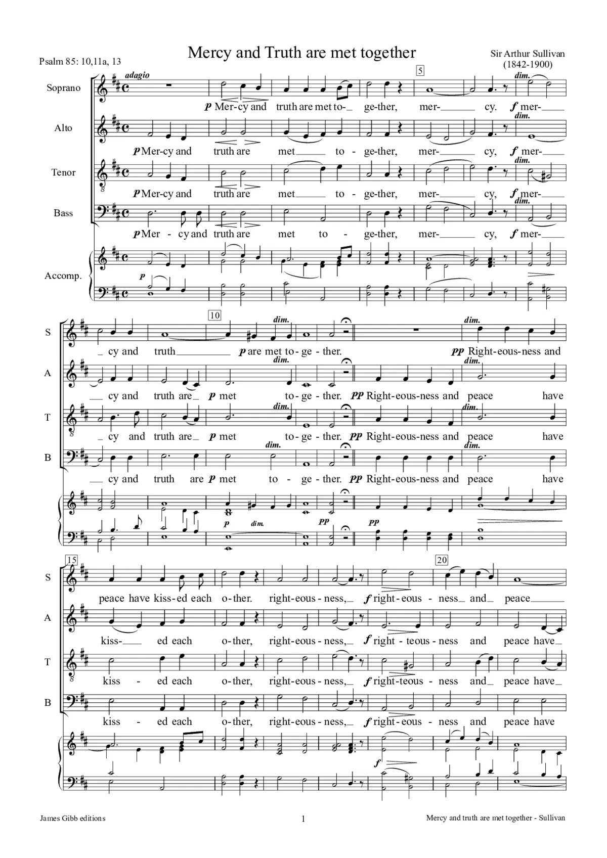 Mercy and truth are met together - Page 1