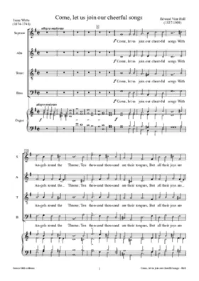 Come, let us join our cheerful songs