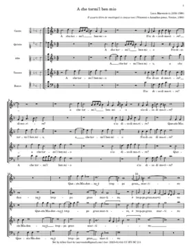 A che tormi'l ben mio