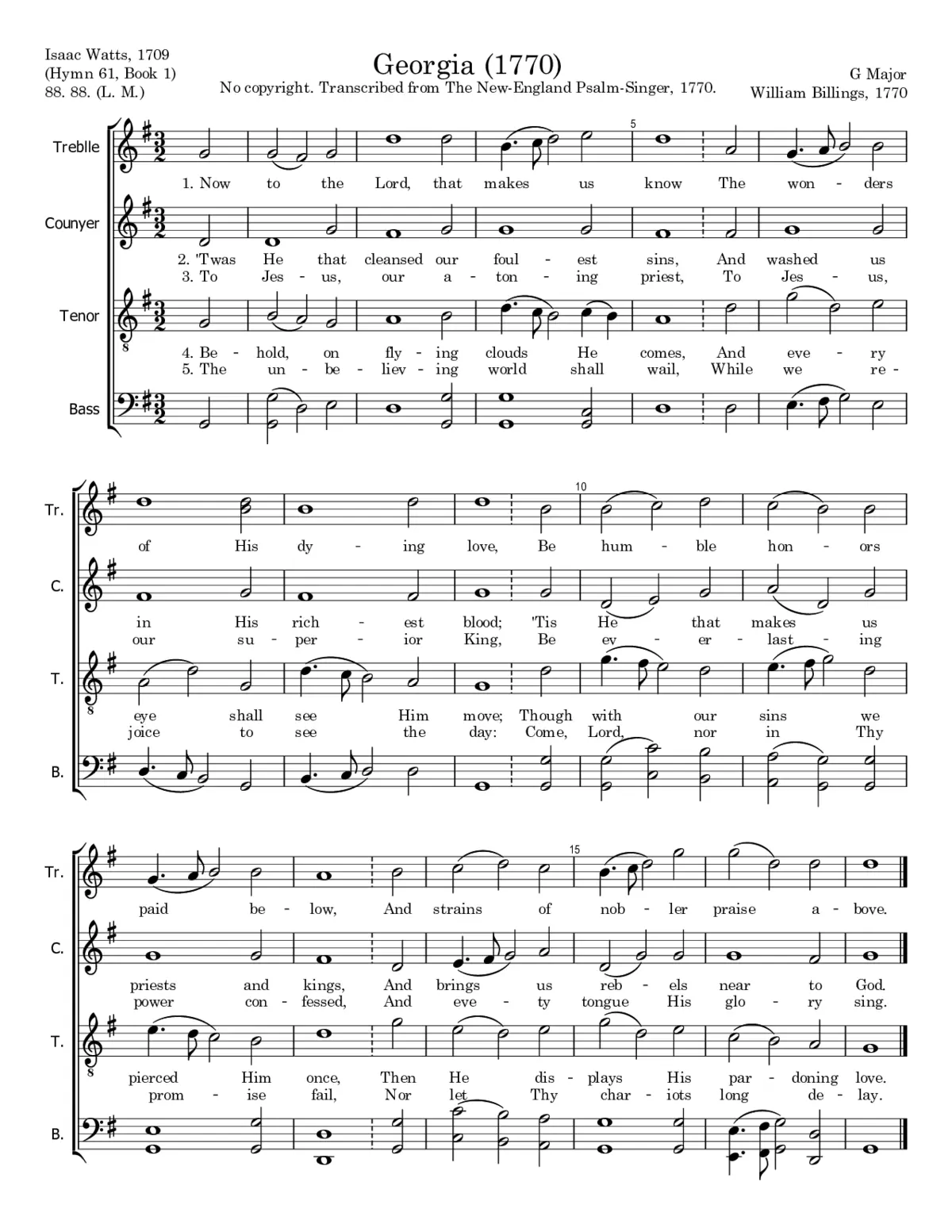 Georgia (1770) - Page 1