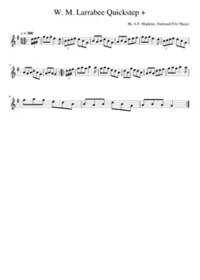 W. M. Larrabee Quickstep +