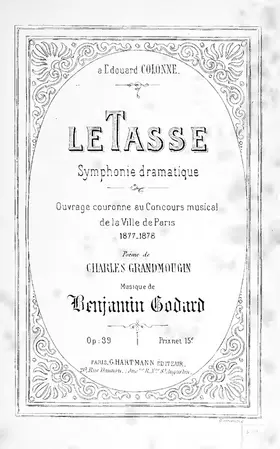 Le tasse, Symphonie dramatique for Soli, Chorus and Orchestra