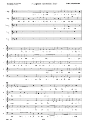 Angelus Domini locutus est a 5