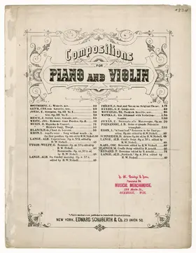 2 Pieces for Violin and Piano