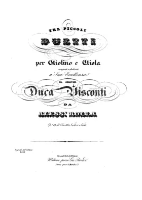 3 Little Duos for Violin and Viola