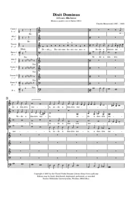 Dixit Dominus II (1650)