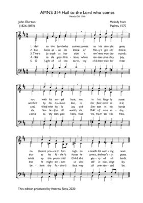 Hail to the Lord who comes