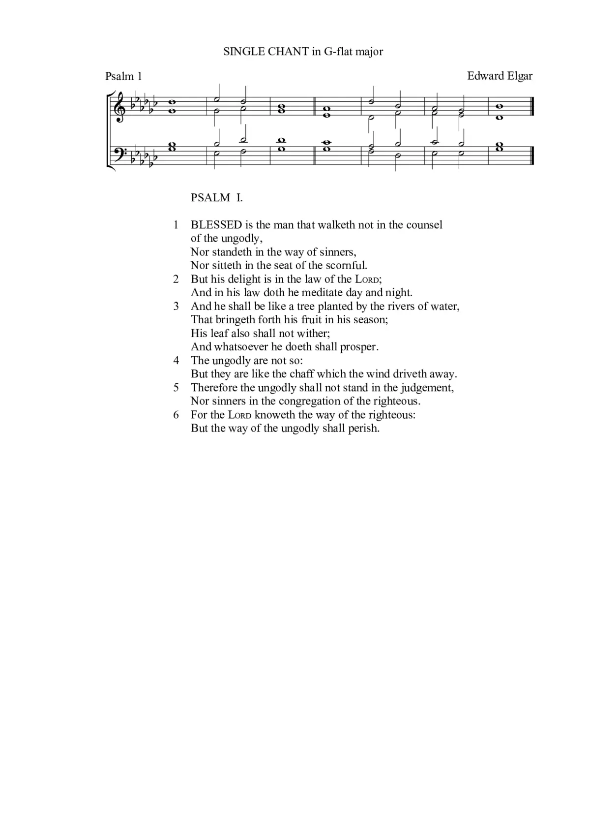 Single chant - Page 1