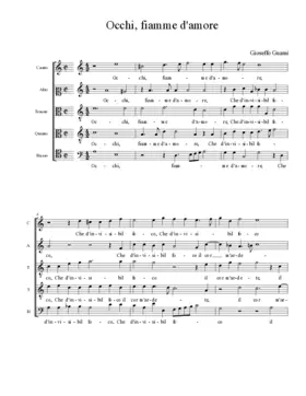 Occhi, fiamme d'amore