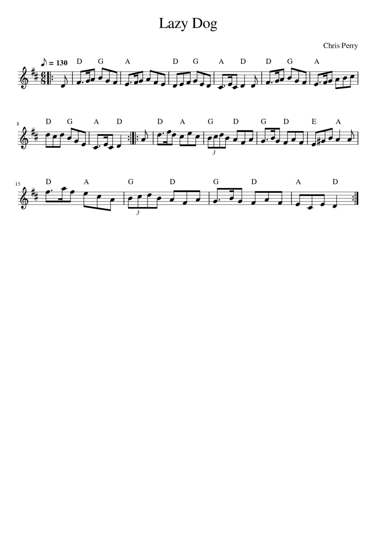 Lazy Dog - Page 1