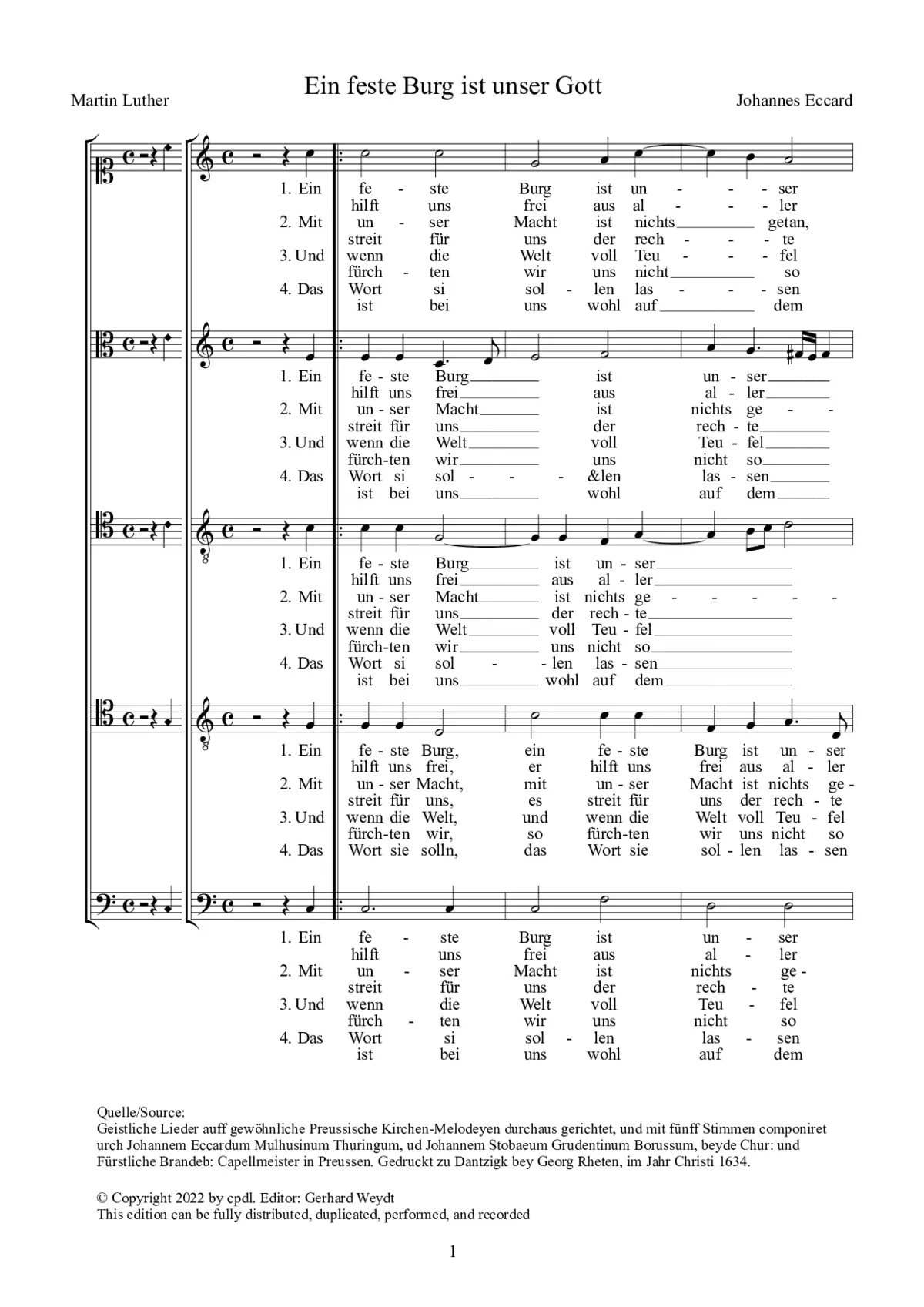 Ein feste Burg - Page 1