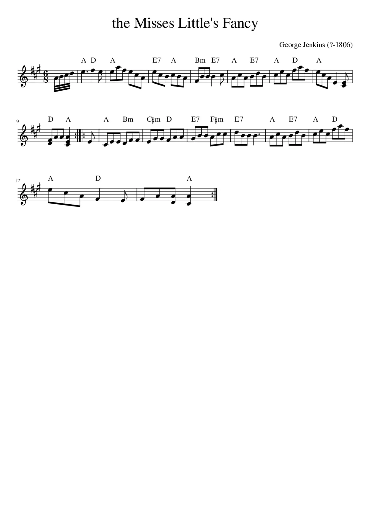 the Misses Little's Fancy - Page 1