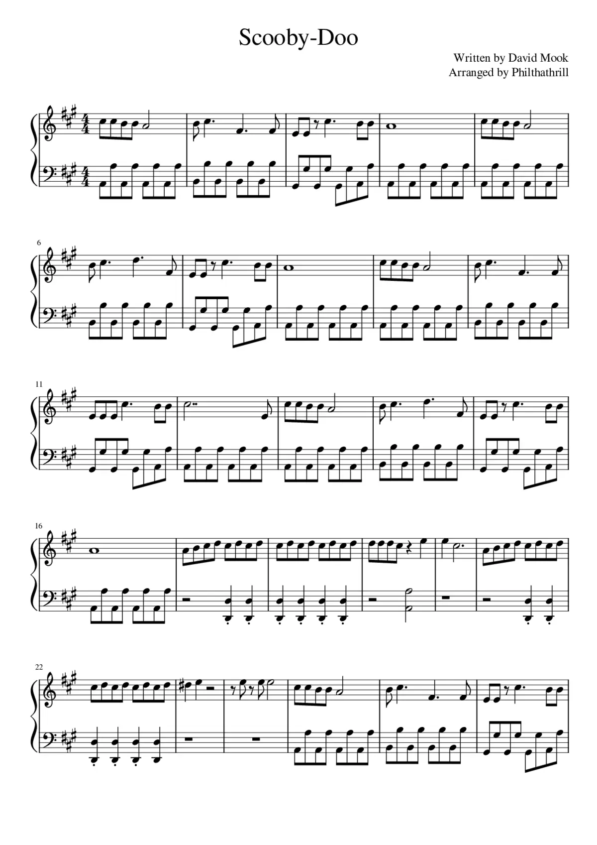 scooby-doo - whats new scooby doo theme song - Page 1