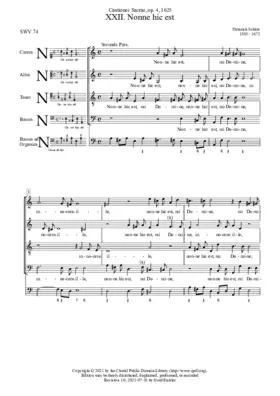 Nonne hic est, mi Domine, innocens ille, SWV 74