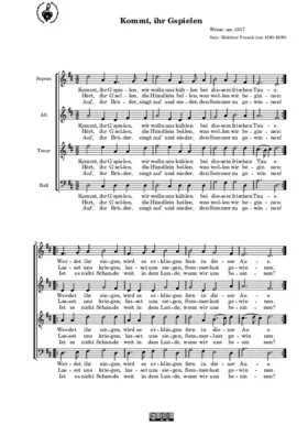 Kommt, ihr Gspielen
