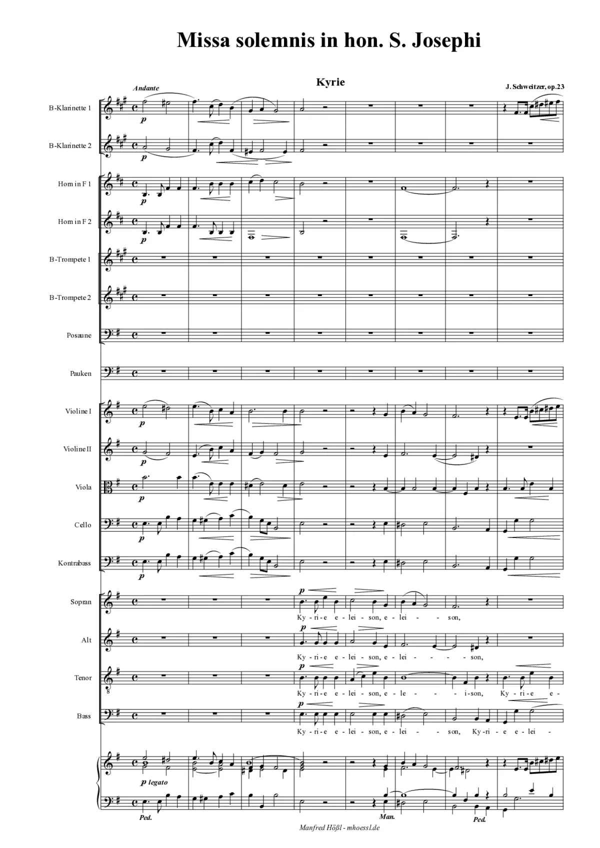 Missa Sti. Josephi - Page 1