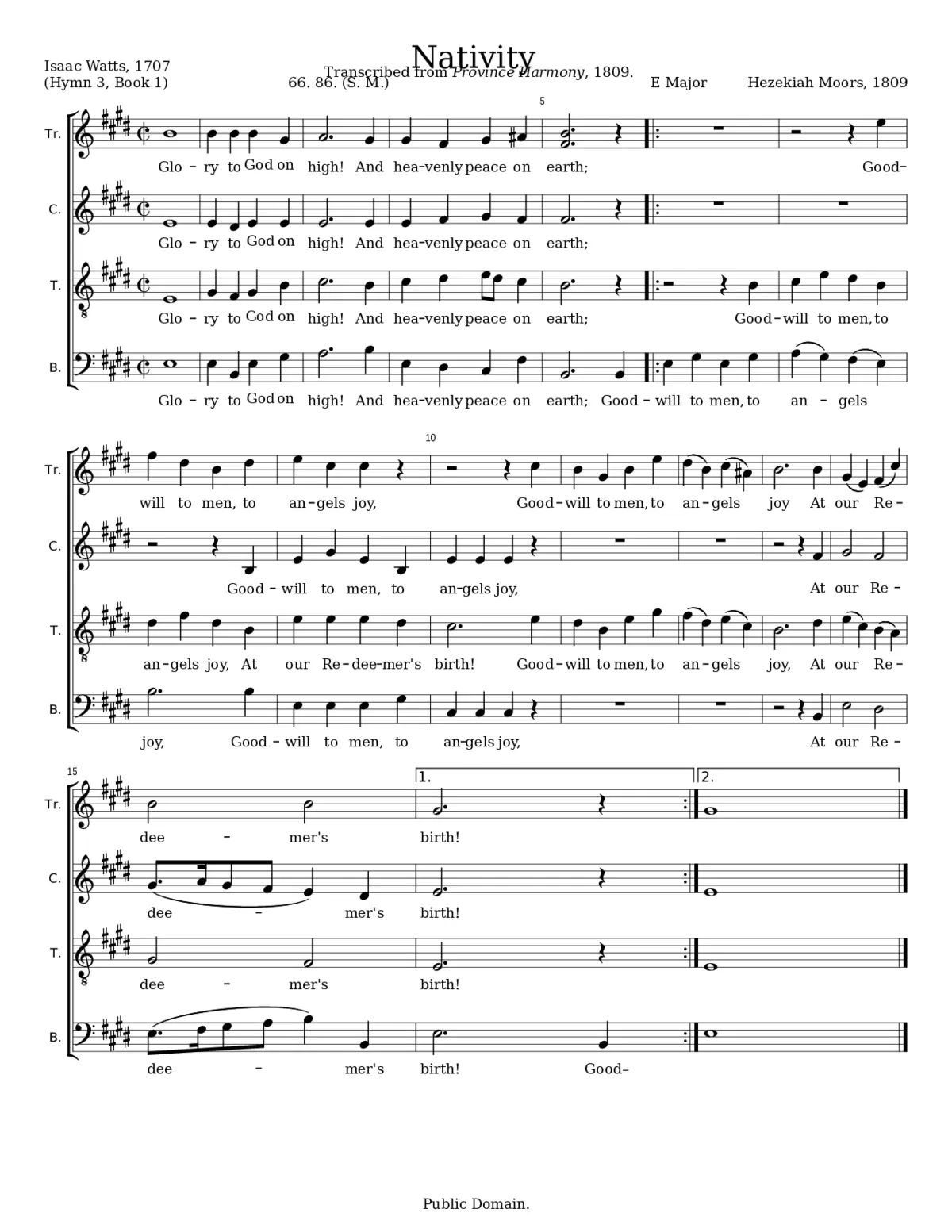 Nativity - Hezekiah Moors - Page 1