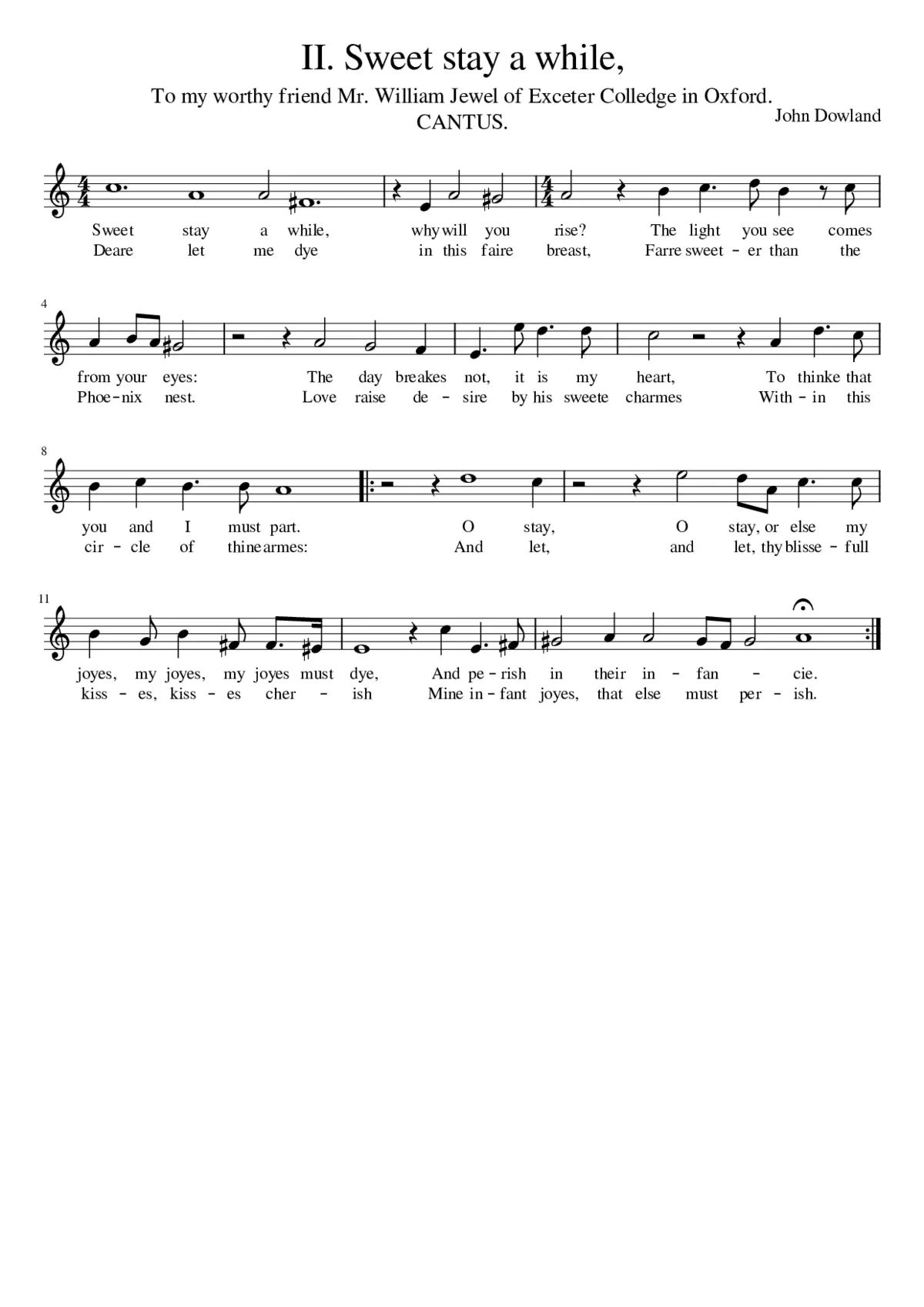 II. Sweet stay a while - Page 1