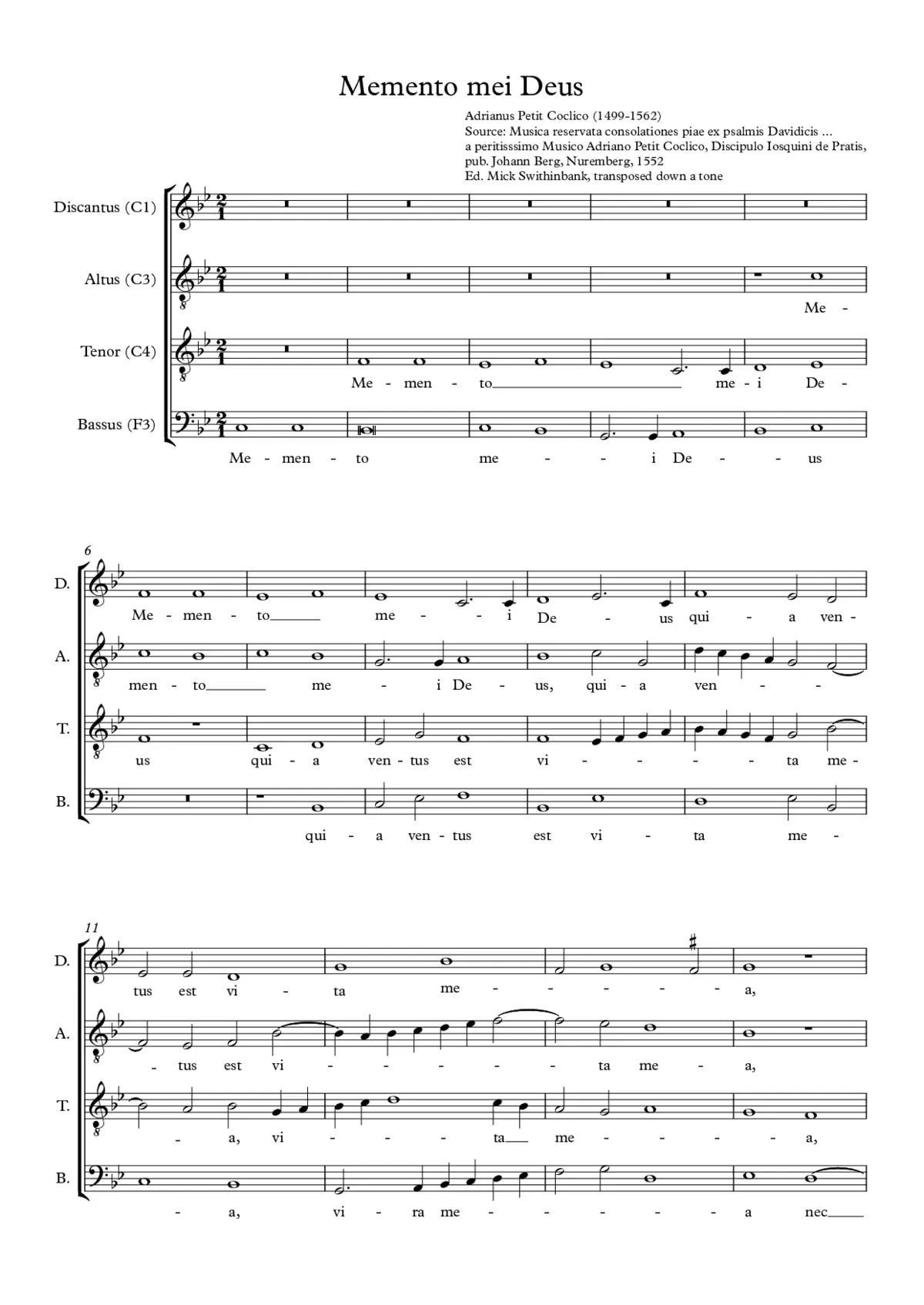 Memento mei - Page 1