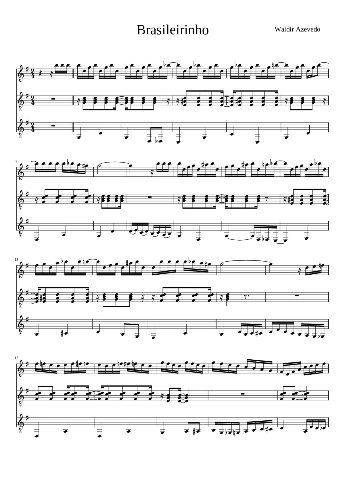 Brasileirinho - Page 1