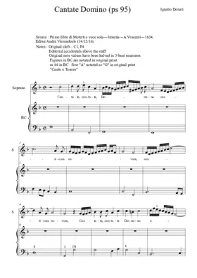 Cantate Domino