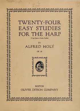 24 Easy studies for the harp