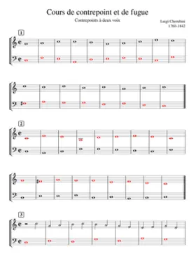 Cours de contrepoint et de fugue
