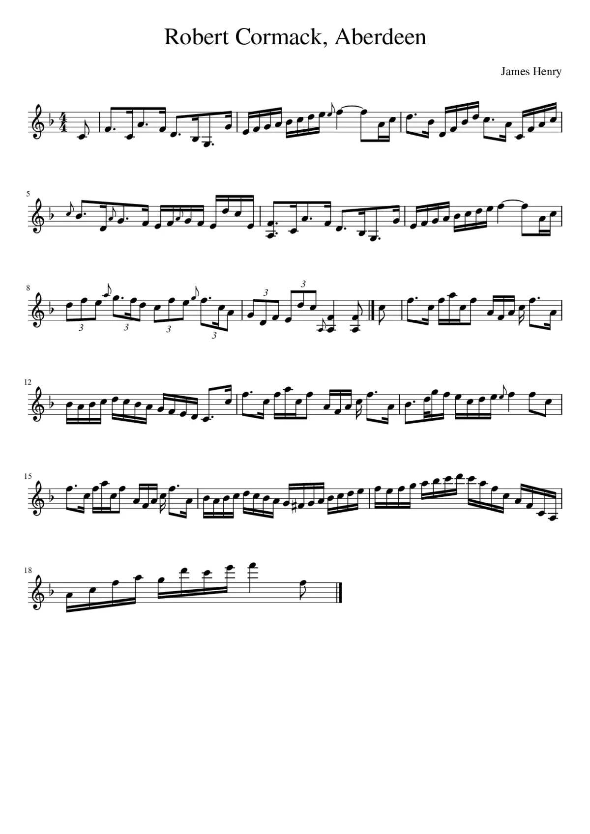 Robert Cormack Aberdeen - Page 1