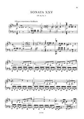 Piano Sonata No.25