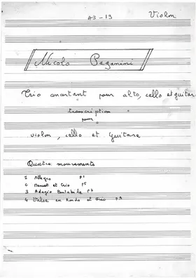 Terzetto Concertante