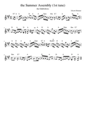 The Summer Assembly (1st tune)