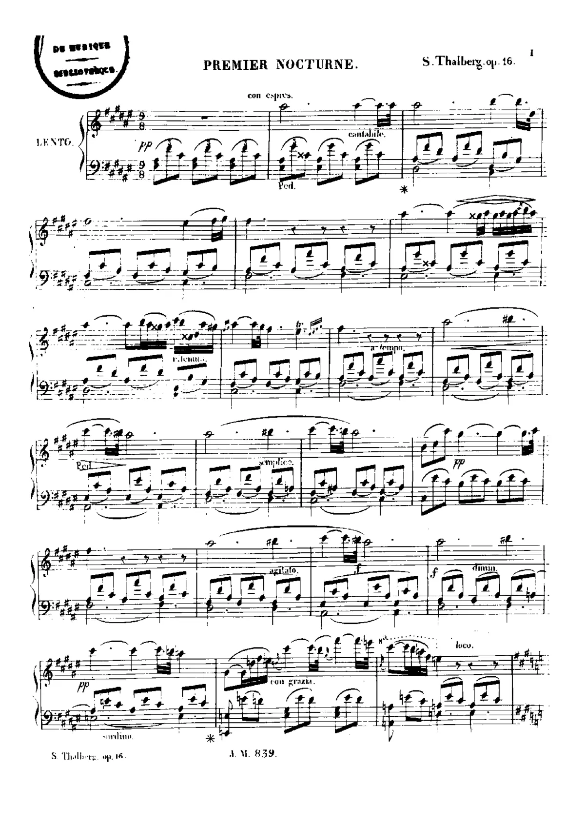 2 Nocturnes - Page 1