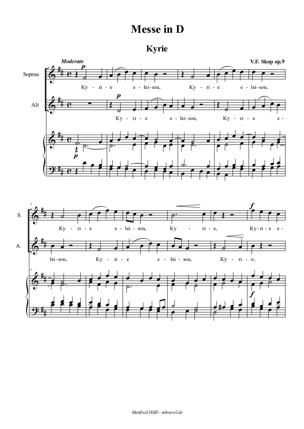 Messe op. 9 - Page 1