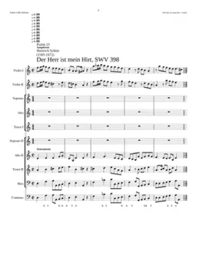 Der Herr ist mein Hirt SWV 398