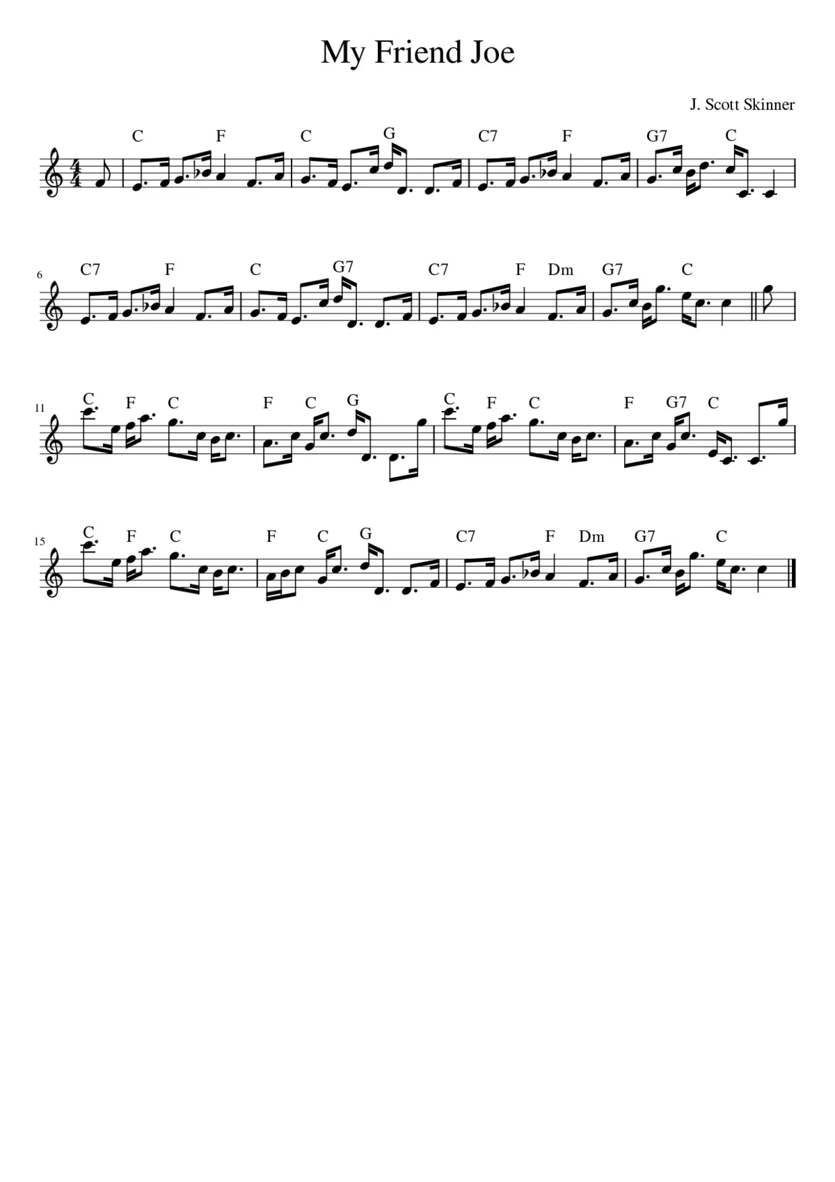 My Friend Joe - Page 1