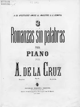 3 Romanzas sin palabras, Op.91,92,96