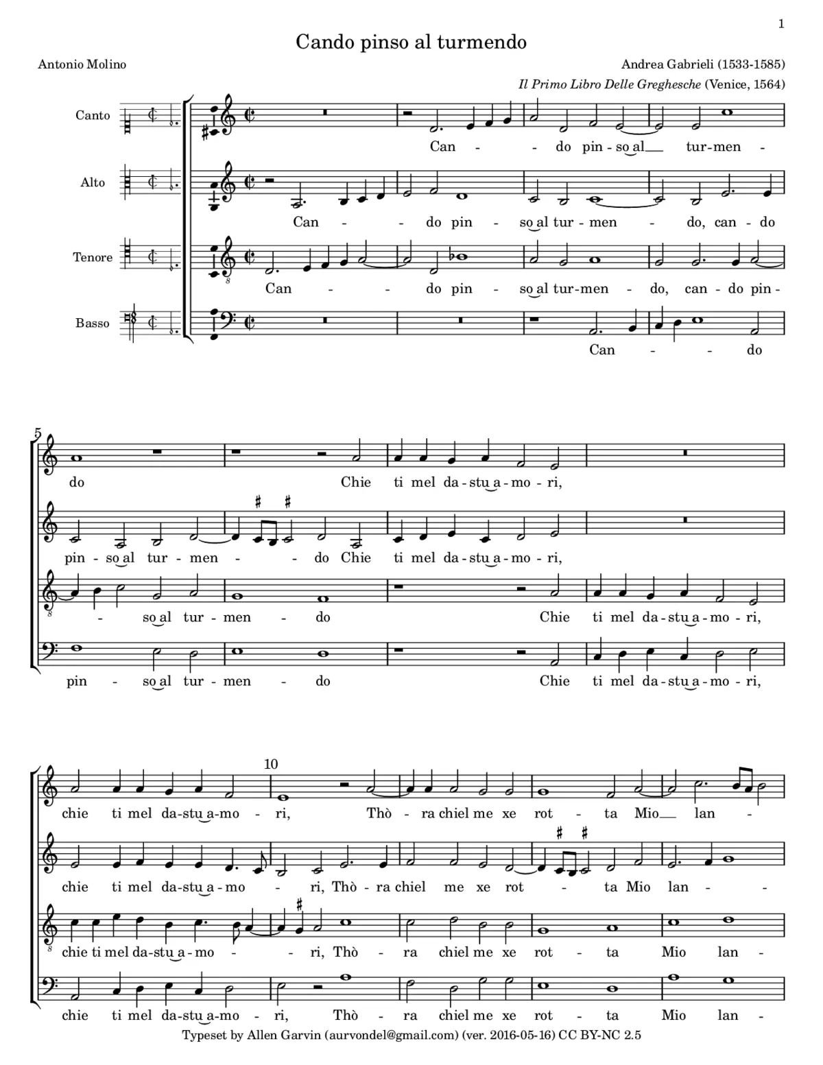 Cando pinso al turmendo - Page 1