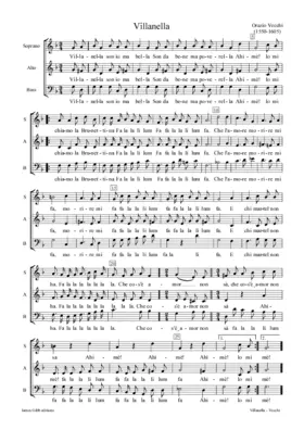 Villanella son io ma bella