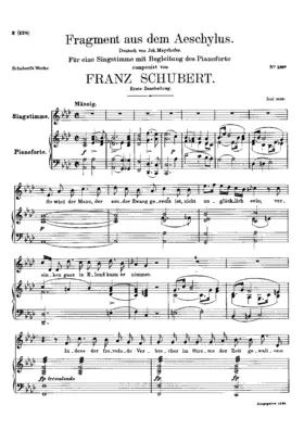 Fragment aus dem Aeschylus, D.450