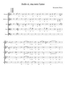 Ardo sì ma non t'amo