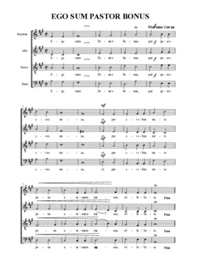 Ego sum pastor bonus