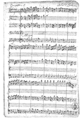Violin Concerto in G major