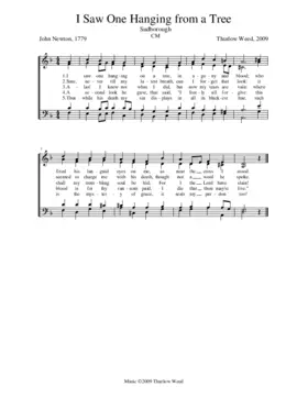 I saw one hanging from a tree