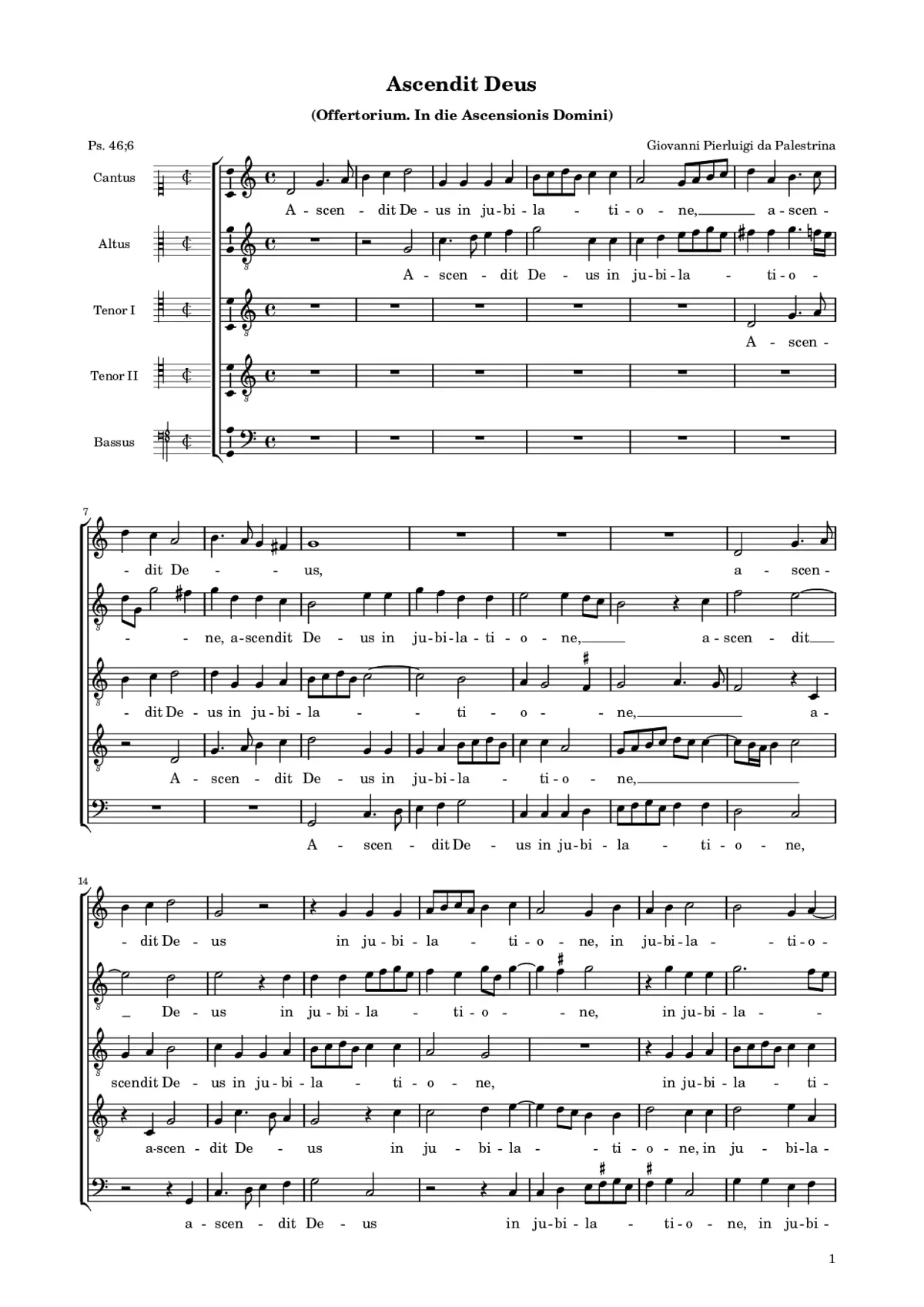 Ascendit Deus - Page 1