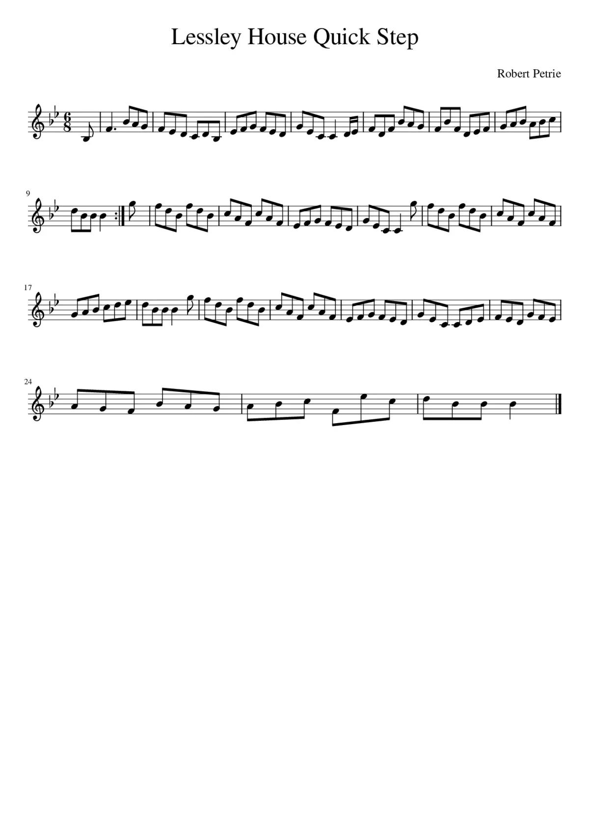 Lessley House Quick Step - Page 1