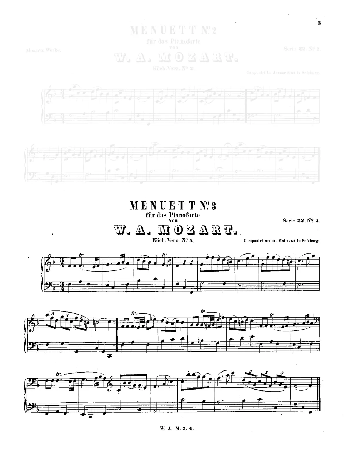Minuet in F Major - Page 1