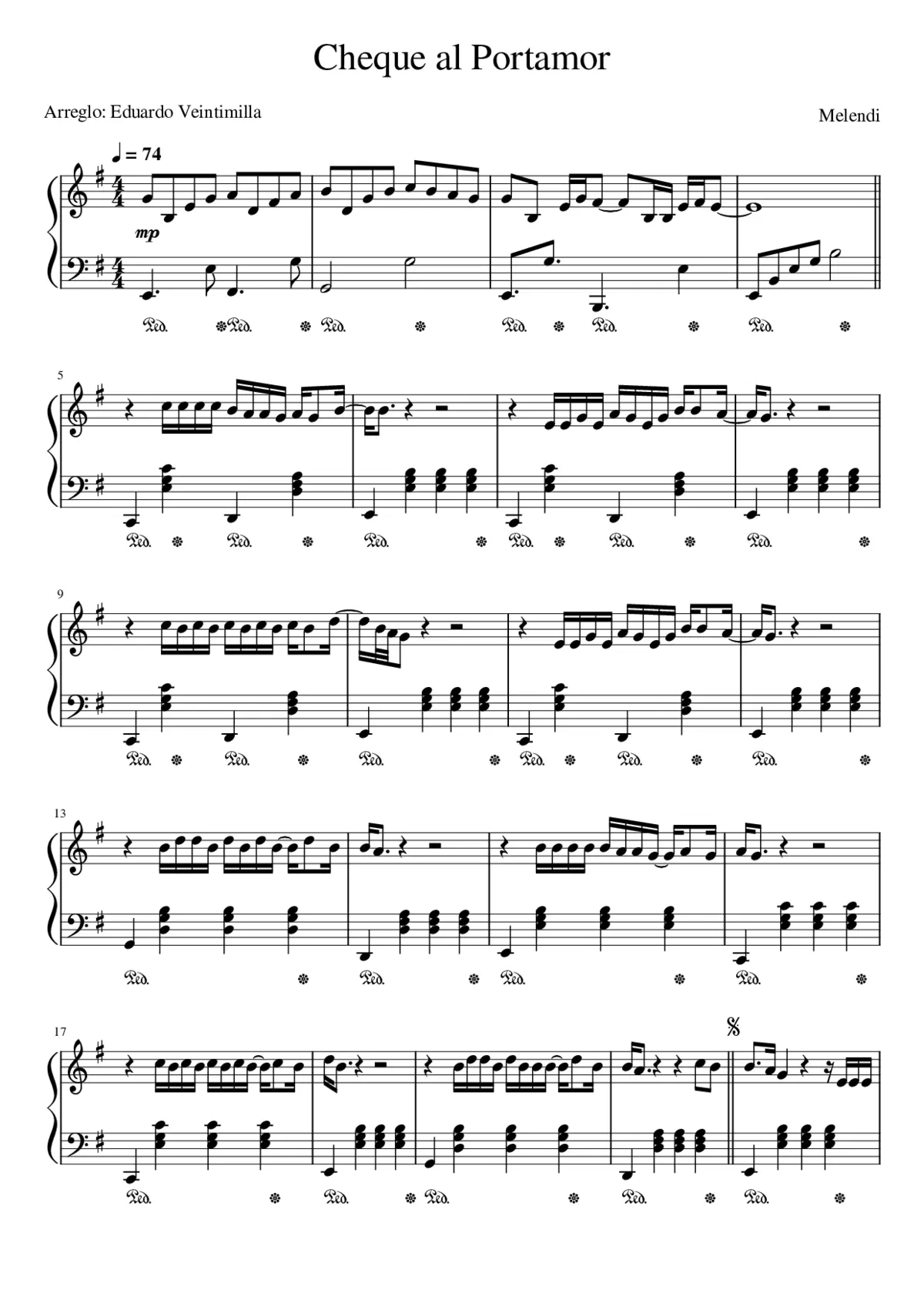 Cheque al portamor - Page 1