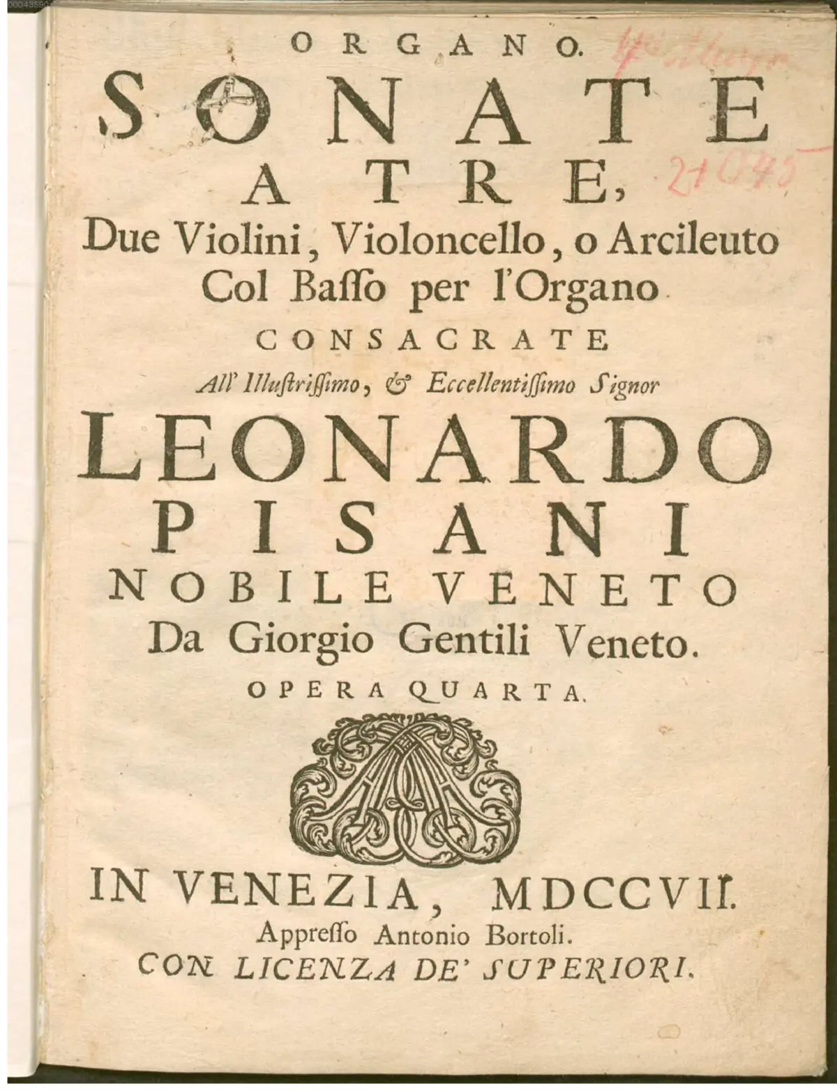 12 Sonatas, Op.4 - Page 1